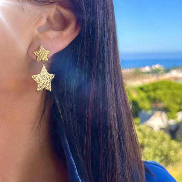 Boucles d'oreilles Étoiles