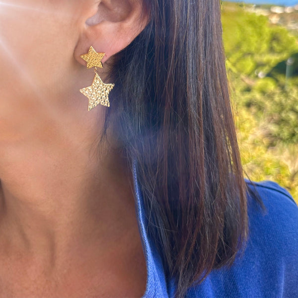 Boucles d'oreilles Étoiles