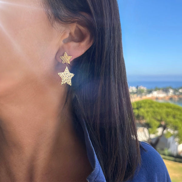 Boucles d'oreilles Étoiles