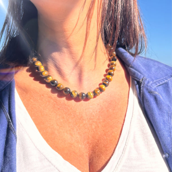 Collier Oeil du tigre