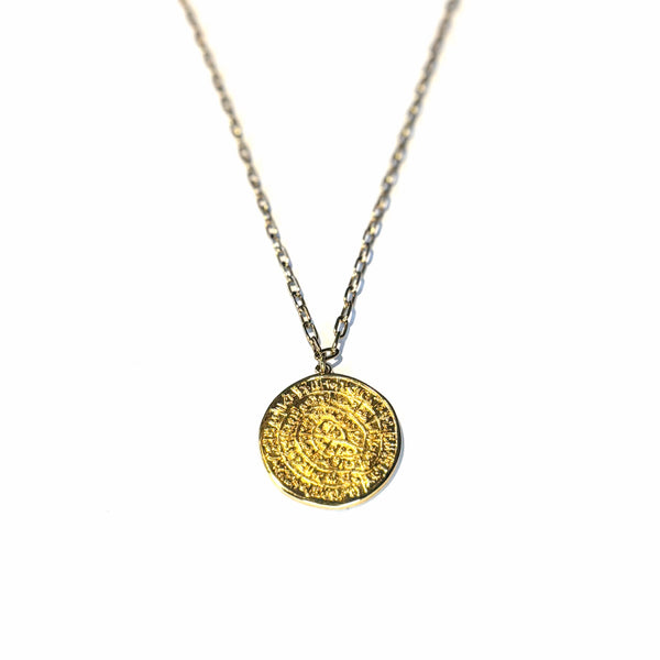 Collier Doré médaille Phaïstos